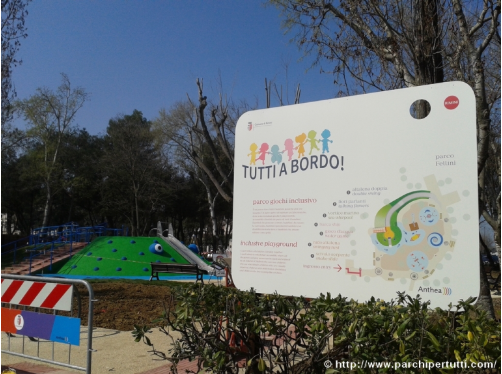Area giochi inclusiva “Tutti a bordo!”: a Rimini un parco dove ogni bambino può giocare