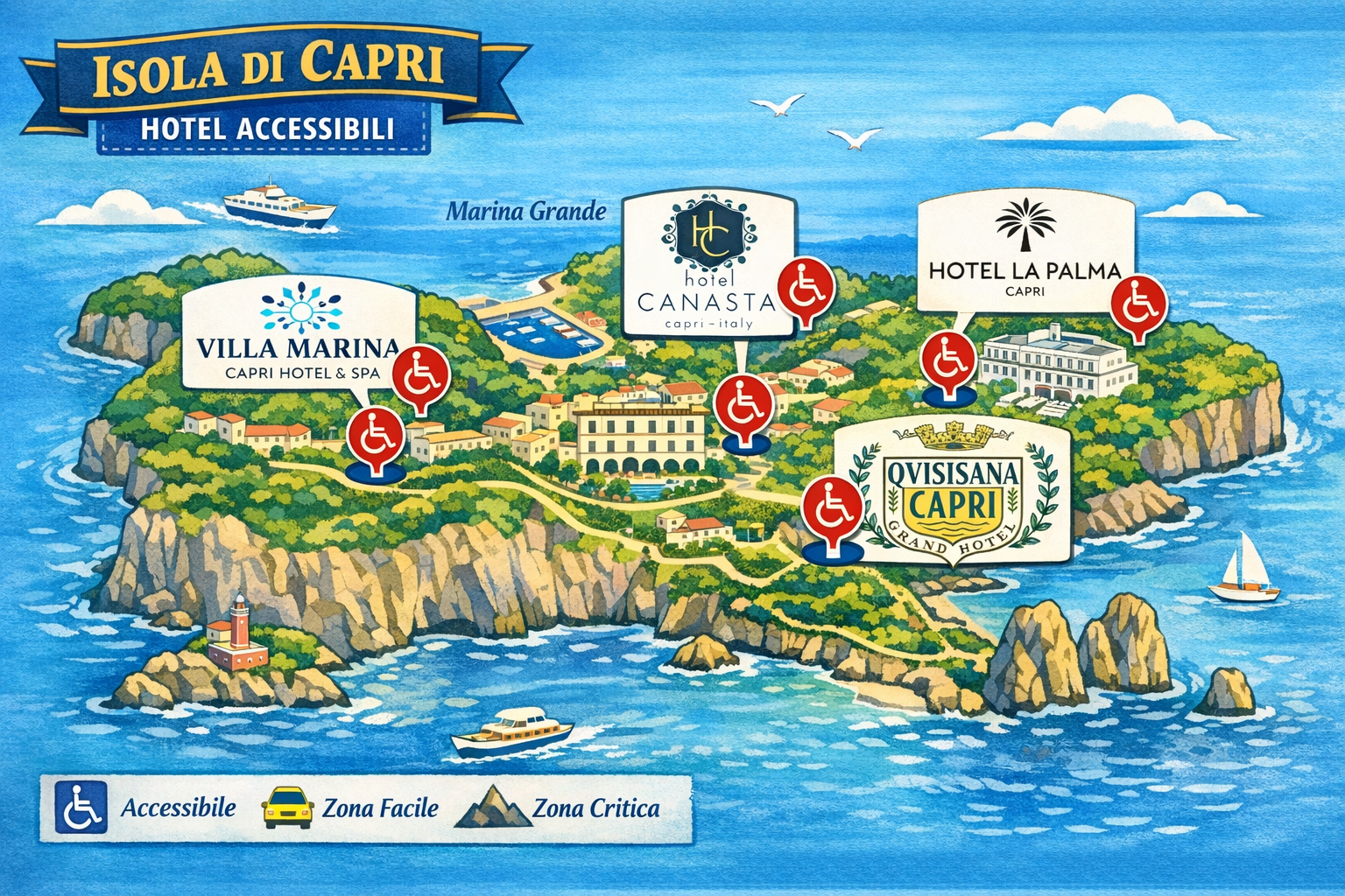 Capri Accessibile: gli hotel per tutti