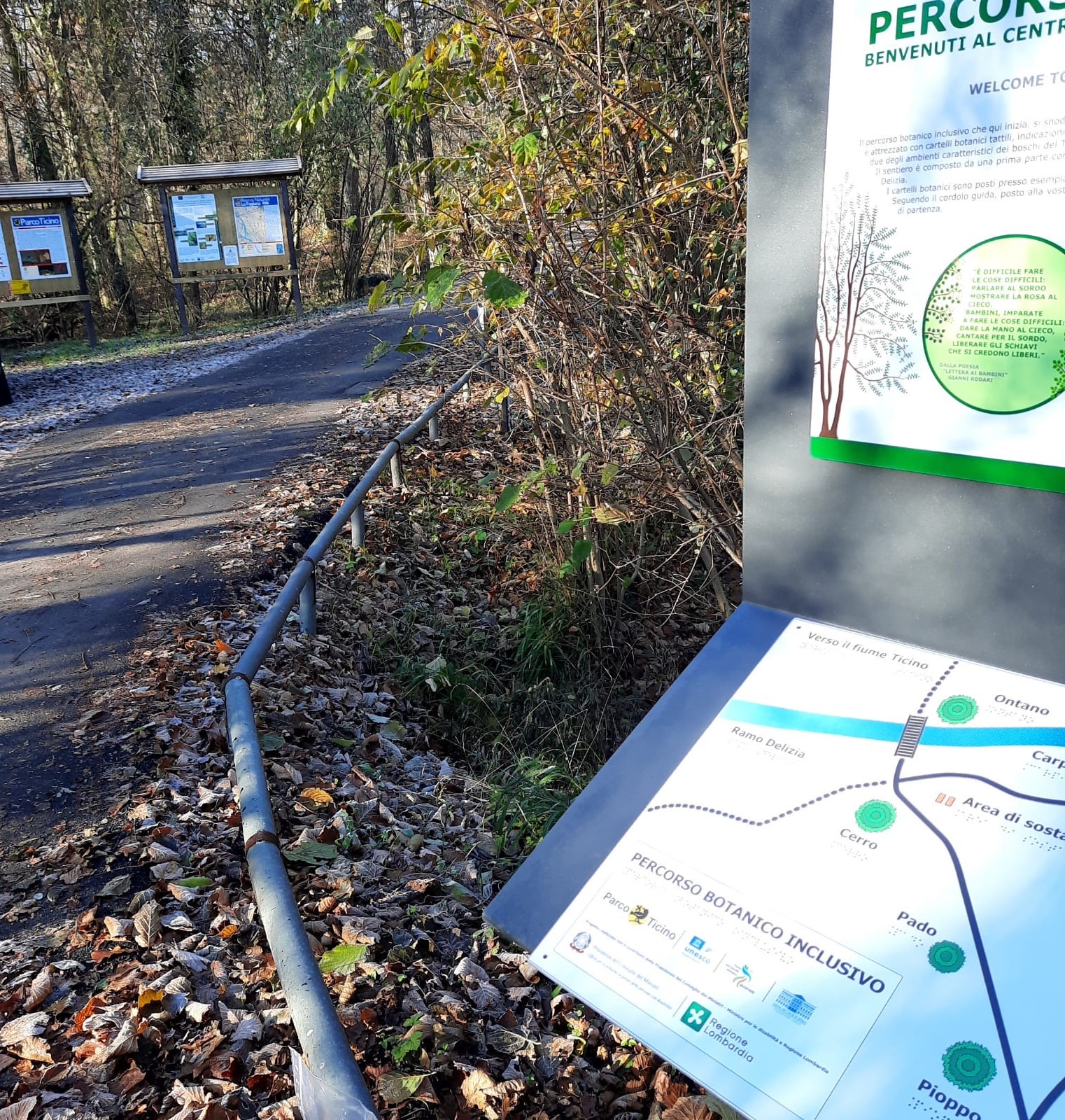 Un percorso botanico inclusivo nel cuore del Parco del Ticino