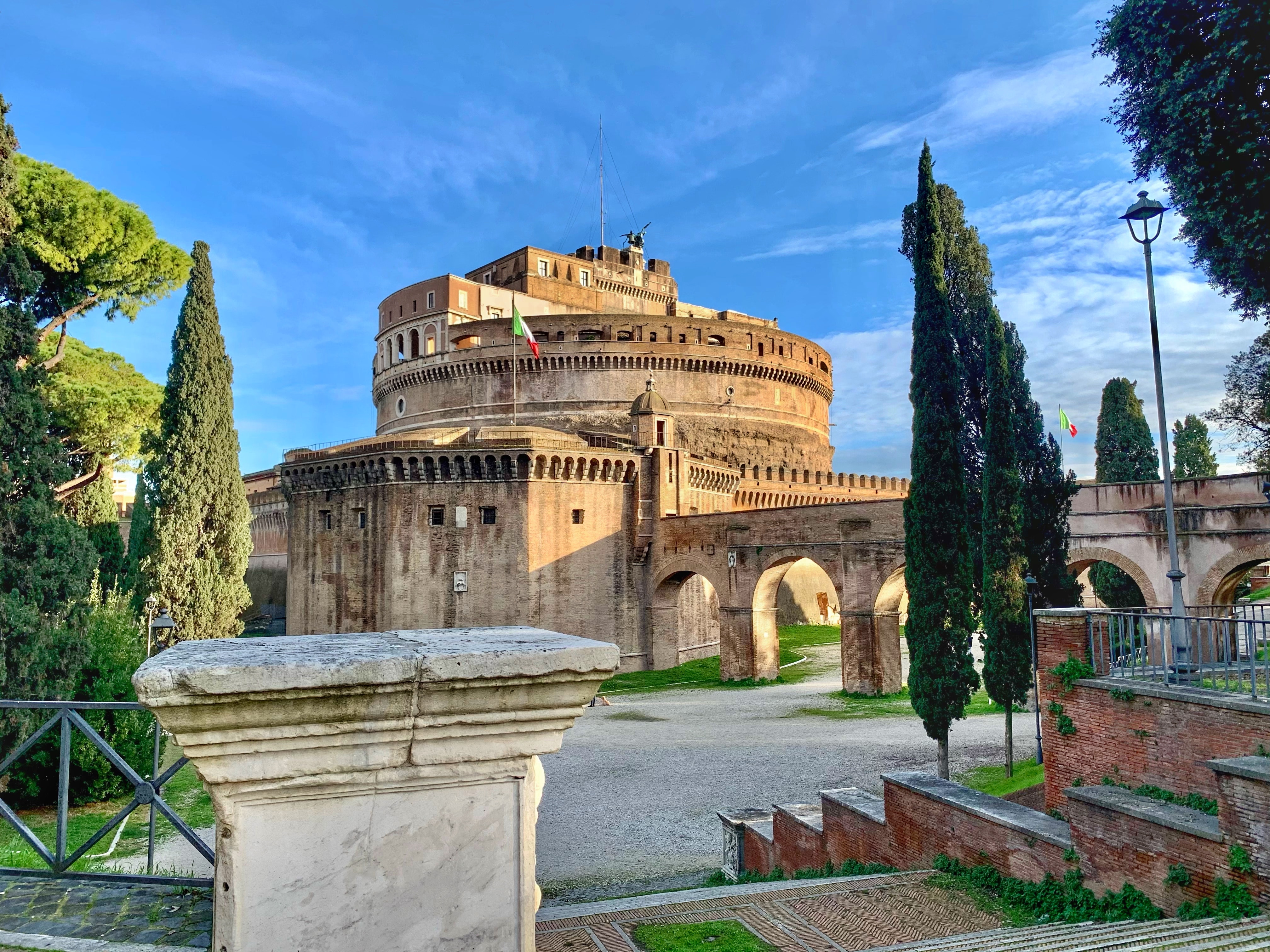 Foto dell'esterno di Castel Sant'Angelo di Roma